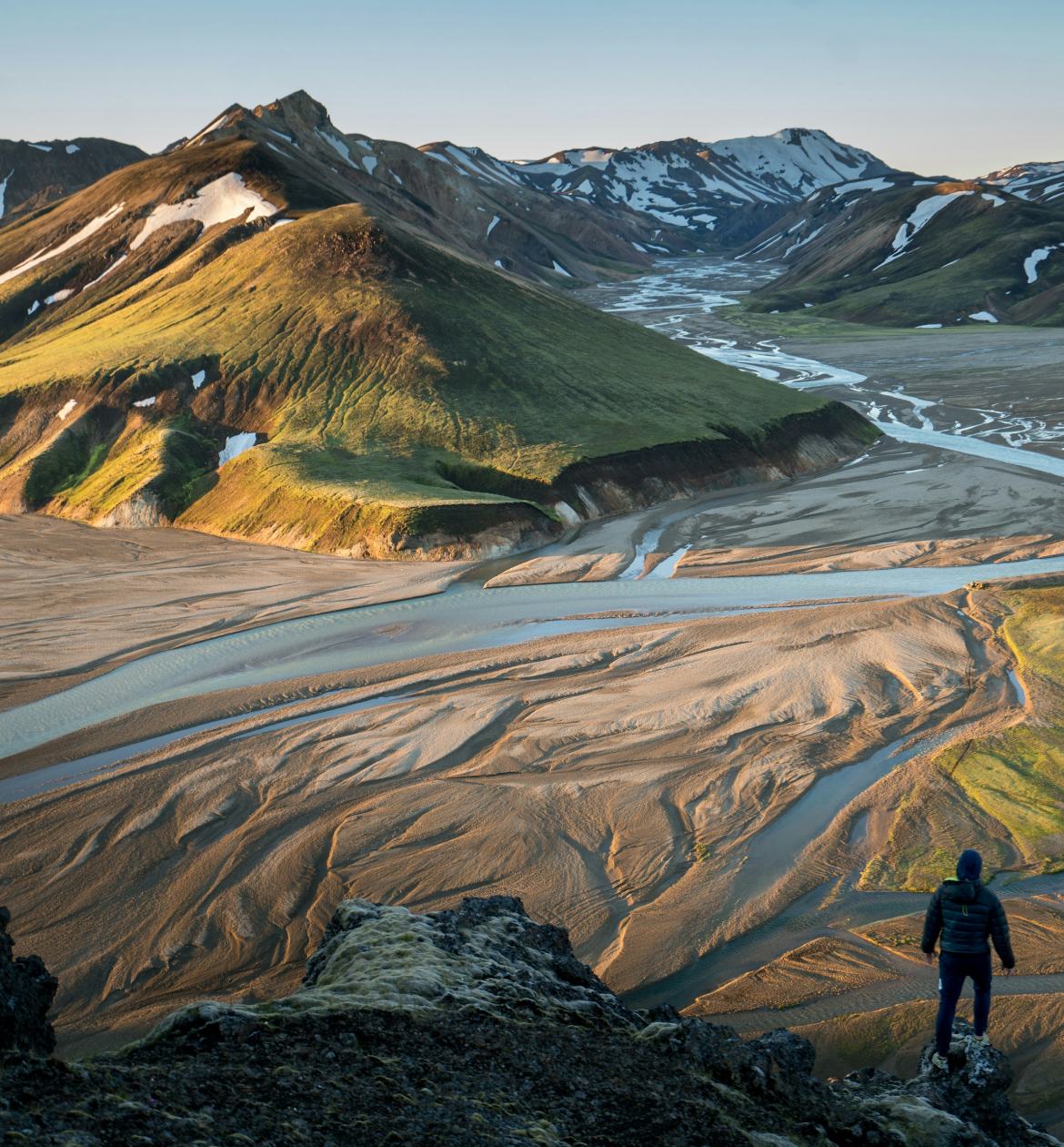Braided river, Landmannalaugar · Joshua Sortino